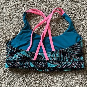 Lululemon energy bra palm print